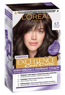 Крем - краска LOreal Paris Экселленс Кул 4,11