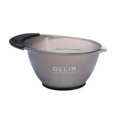 Миска для смешивания краски Ollin 360мл с прорезиненной ручкой