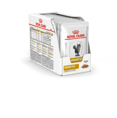 Влажный корм для кошек ROYAL CANIN Urinary S/O Moderate Calorie, мясо, 12шт по 85г