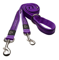 Поводок перестежка для собак Rogz Fancy Dress L-20мм 1,8 м, Фиолетовый HLM03BJ