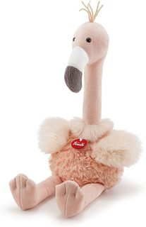 Мягкая игрушка Кудрявый фламинго, 22x32x28 см Trudi