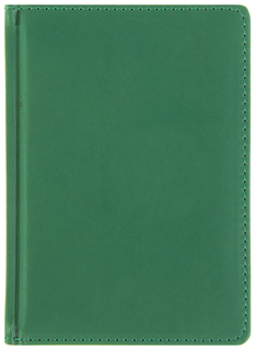 Ежедневник Альт «Velvet», недатированный, А6+, зелёный
