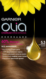 Краска для волос Garnier Olia 5.3 Золотой каштан