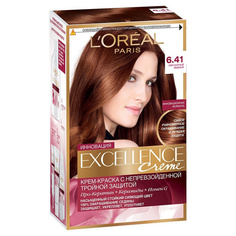 Краска для волос L`Oreal Paris Excellence 6,41 медный темно-русый
