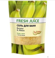 Соль для ванн Fresh Juice "Banana & Melon" 500 г
