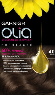 Краска для волос Garnier Olia 4.0 Шатен