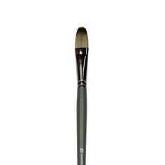 Кисть для акрила, гуаши и масла, синтетика, №16, длинная ручка Bruno Visconti