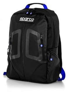 Рюкзак Sparco 016440NRAZ Stage черный/синий 16 л