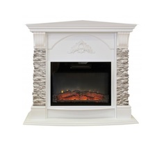 Электрокамин RealFlame Athena Corner GR STD/EUG/24 WT, сланец серый