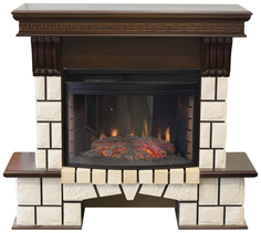 Электрокамин RealFlame Stone New, коричневый/бежевый