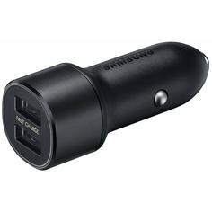 Автомобильное зарядное устройство Samsung EP-L1100WBEGRU, кабель USB Type-C, 2xUSB, черное