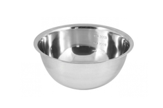 Миска Bowl-Roll-28, объем 4,3 л, из нерж стали, зеркальная полировка, диа 28 см Mallony