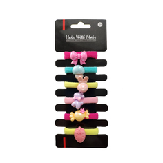 Набор резинок для волос Hair With Flair Детские с фигурками 6 шт