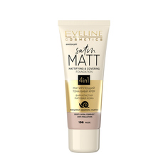 Матирующий тональный крем Eveline Cosmetics Satin Matt т.106 Nude