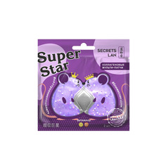 Коллагеновые мульти-патчи для лица Secrets Lan Super Star Violet 8 г Секреты Лан