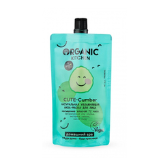Аква-маска для лица Organic Kitchen Домашний SPA Cute-Cumber 100 мл