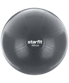 Фитбол высокой плотности Starfit Pro Gb-107 антивзрыв, 1100 гр, серый, 55 см
