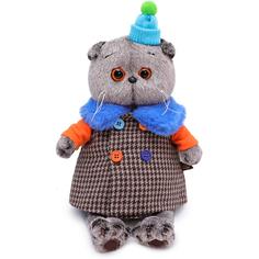 Мягкая игрушка Budi Basa Basik & Co Басик в комбинированном пальто 19 см