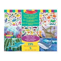 Аппликация Melissa & Doug набор стикеров с фоном, Морская жизнь 40500