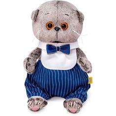 Мягкая игрушка Budi Basa Basik & Co Басик BABY в манишке с бантом 20 см