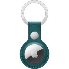 Брелок-подвеска для AirTag Leather Key Ring Forest Green Apple