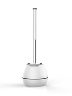 JY8055 Ершик силиконовый в круглой подставке (с щипчиками в ручке), Boomjoy