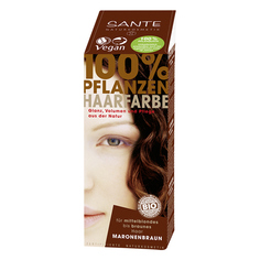 Краска для волос SANTE растительная Коричневый каштановый 100 г