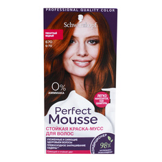 Краска-мусс Schwarzkopf Perfect Mousse для волос 670 Натуральный медный 105 мл