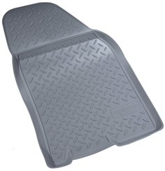 Коврики в салон PEUGEOT Partner 06/2008->, 4 шт. (полиуретан, серые) Element