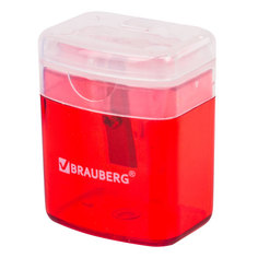 Точилка Brauberg OfficeBox с контейнером и крышкой 222494