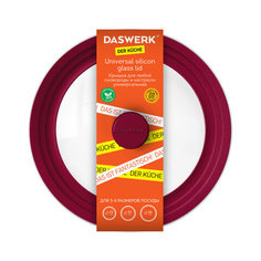 Крышка для сковороды и кастрюли универсальная 3 размера (22-24-26см) DASWERK, 607587