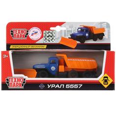 Снегоуборочная машина Технопарк Урал металлическая инерционная SB-16-53-A-WB