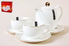 Набор чайный 200мл.650мл ф.круг. СМВ0121-А снежная королева Коралл