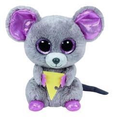 Мягкая игрушка TY Beanie Boos Мышонок Squeaker с кусочком сыра 15 см