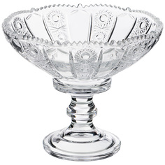 Конфетница на ножке "Muza crystal" диаметр 14 см. высота 12 см. Lefard 195-176