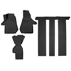 Коврики 3D в салон подходят для VOLKSWAGEN Multivan 2019 - >; 4шт. (полиуретан) Element