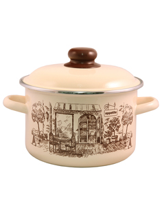 Кастрюля эмал цил CAFE 3,0л ТМ Appetite