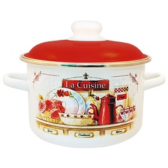 Кастрюля эмал цил La Cuisine 3,0л ТМ Appetite
