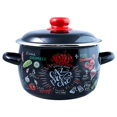 Кастрюля эмал сфер Gazpacho 4,0л ТМ Appetite