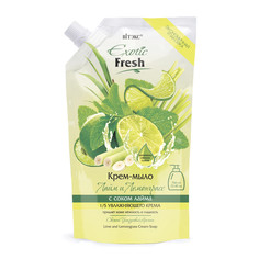 Крем-мыло Exotic Fresh. Лайм и Лемограсс, Vitex, 750 мл