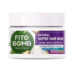 Супер маска для волос Фитокосметик Fito Bomb Восстановление, 250 мл Fitoкосметик