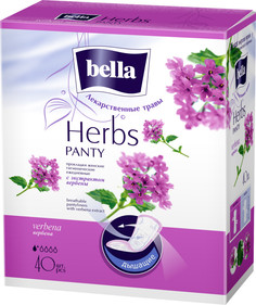 Прокладки ежедневные Bella "Panty Herbs Verbena" с экстрактом вербены, 40 штук