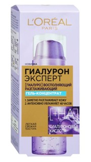 Гель-концентрат для лица, LOreal Paris, Гиалурон. Эксперт восполняющий, 50 мл