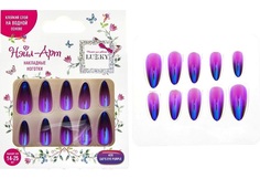Набор накладных ногтей Lukky Нэйл-арт Cats Eye Purple