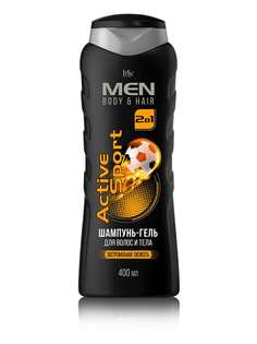 Шампунь-гель для волос и тела Iris Cosmetic MEN. Active Sport, 400 мл