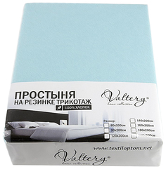 Простыня Valtery PT biryuzovyy цвет Бирюзовый размер 200x200