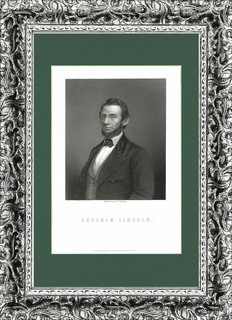 Гравюра Президент Линкольн на стали Rarita