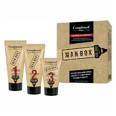 Подарочный набор Compliment, №1910 "Man Box" (гель для бритья, средства после бритья)