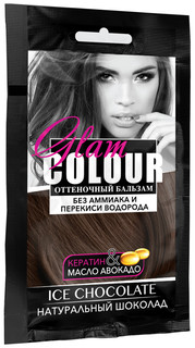 Бальзам оттеночный Красная линия Fara Glam Colour, цвет: ice chocolate, 40 мл