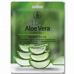 Маска тканевая Med B с экстрактом Алоэ Вера 1 Day Aloe Vera Mask Pack, 27 мл